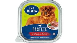 Produktbild von Pet Bistro Hundenassfutter - Pastete mit Rind und Leber