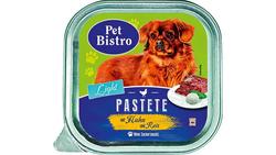 Produktbild von Pet Bistro Light Hundenassfutter - Pastete mit Huhn und Reis