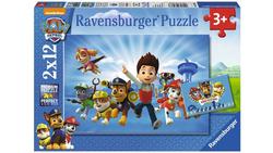 Produktbild von Ravensburger Puzzle - Ryder und Paw Patrol, 2 x 12 Teile
