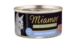 Produktbild von Miamor Katzennassfutter Feine Filets naturelle Skipjack-Thunfischfisch