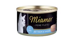Produktbild von Miamor Katzennassfutter Feine Filets Thunfisch & Shrimps