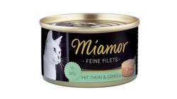 Produktbild von Miamor Katzennassfutter Feine Filets Thunfisch & Gemüse