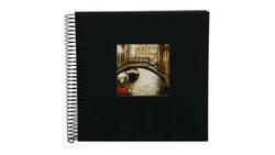 Produktbild von goldbuch Spiralalbum Bella Vista schwarz mit schwarzen Seiten 20x20 cm