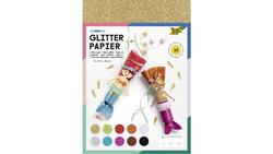 Produktbild von folia Glitterpapier 10 Blatt 24 x 34 cm