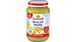 Produktbild von Alnatura Früchtezubereitung Birne mit Marille