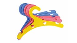Produktbild von Heless - Bunte Puppenkleiderbügel, 5 Stück