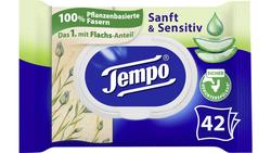 Produktbild von Tempo Feuchte Toilettentücher "Sanft & Senstiv"
