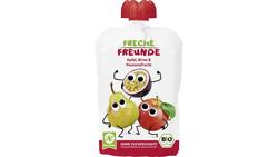 Produktbild von Freche Freunde Bio Quetschie Apfel, Birne & Passionsfrucht