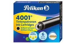 Produktbild von Pelikan Tintenpatrone 4001® schwarz 6 Stück