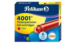 Produktbild von Pelikan Tintenpatrone 4001® rot 6 Stück