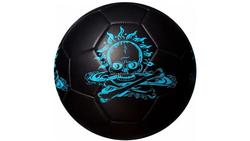 Produktbild von Best - Fußball Glow In The Dark Totenkopf blau, Größe 5