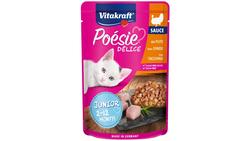Produktbild von Vitakraft Katzennassfutter Poésie® Déli Sauce Junior + Putenbrust