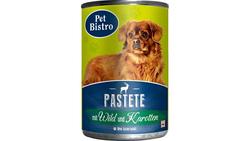 Produktbild von Pet Bistro Hundenassfutter - Pastete mit Wild und Karotten