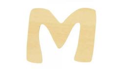 Produktbild von Rayher - HOLZ BUCHSTABE 6CM M  62249000