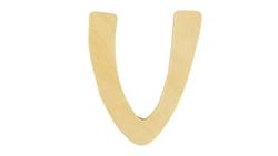 Produktbild von Rayher - HOLZ BUCHSTABE 6CM V  62258000