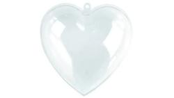 Produktbild von Rayher - PLASTIK HERZ 2TLG. 10CM 3933737