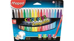 Produktbild von Maped Fasermaler Color'Peps Long Life 18er-Etui