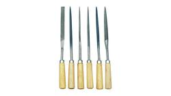 Produktbild von Rayher - Feilen-Set mit Holzgriff, 17cm, 6 Sorten