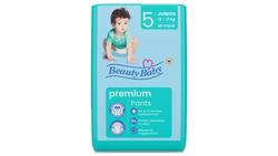 Produktbild von Beauty Baby Premium Windel Slips, Größe 5 Junior, 12-20 kg