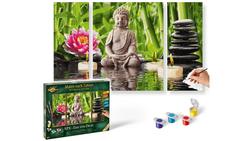 Produktbild von Schipper Malen nach Zahlen - Motiv Gruppe Triptychon SPA - Zeit für Dich! (Triptychon)