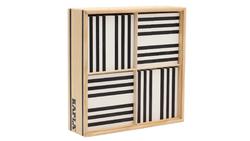 Produktbild von Kapla - Holzbausteine, schwarz/weiß, 100er Box