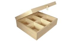 Produktbild von Rayher - TEEBOX 21,5X18X7CM 6 FAECHER       62408000