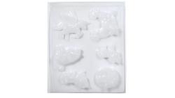 Produktbild von Rayher - Gießform: Einhörner, 6 Motive 5-6cm, SB-Btl 1Stück