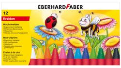 Produktbild von EBERHARD FABER Wachsmalkreide dreiflächig 12er Etui