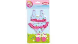 Produktbild von Heless - Flamingo-Bikini mit Badeschläppchen, Gr. 35 - 45 cm