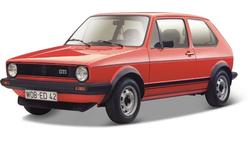 Produktbild von Bburago - 1:24 Volkswagen Golf MK1 Gti (1979), rot