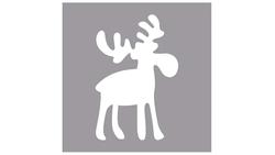 Produktbild von Rayher Motivstanzer Elch 3,81cm ø