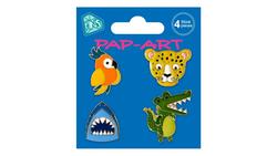Produktbild von PAP-ART Pins Game Over 4Stück