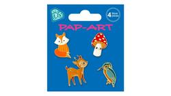 Produktbild von PAP-ART Pins Fuchs 4Stück
