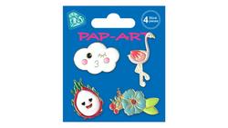 Produktbild von PAP-ART Pins Flamingo 4Stück