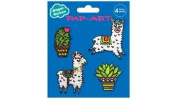 Produktbild von PAP-ART Flicken Lamas 4Stück
