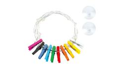 Produktbild von Kikkerland Lichterkette mit Mini-Wäscheklammern, batteriebetrieben