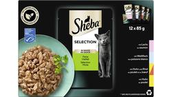 Produktbild von Sheba Katzennassfutter Selection in Sauce Feine Vielfalt (MSC) Multipack