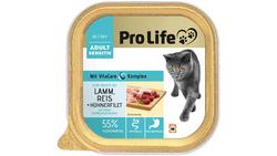 Produktbild von Pro Life Adult Sensitiv - Feine Pastete mit Lamm, Reis + Hühnerfilet