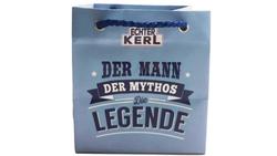 Produktbild von H&H Echter Kerl Emaille-Becher Geschenktasche