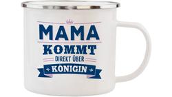 Produktbild von H&H Echter Kerl Emaille-Becher Mama
