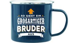 Produktbild von H&H Echter Kerl Emaille-Becher Bruder