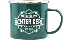 Produktbild von H&H Echter Kerl Emaille-Becher Echter Kerl
