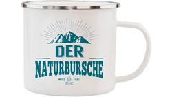 Produktbild von H&H Echter Kerl Emaille-Becher Grossartiger Naturbursche