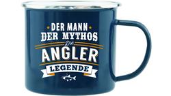 Produktbild von H&H Echter Kerl Emaille-Becher Angler