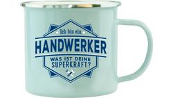 Produktbild von H&H Echter Kerl Emaille-Becher Handwerker