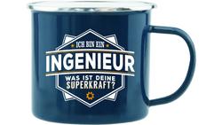 Produktbild von H&H Echter Kerl Emaille-Becher Ingenieur
