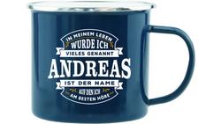 Produktbild von H&H Echter Kerl Emaille-Becher Andreas