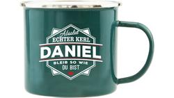 Produktbild von H&H Echter Kerl Emaille-Becher Daniel
