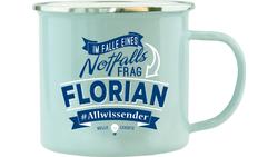 Produktbild von H&H Echter Kerl Emaille-Becher Florian