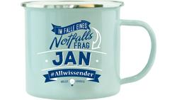 Produktbild von H&H Echter Kerl Emaille-Becher Jan